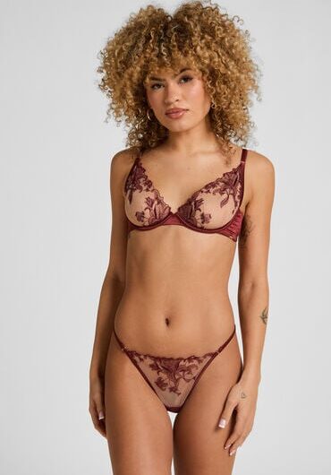 Hunkemöller Anouk Highleg Thong Red